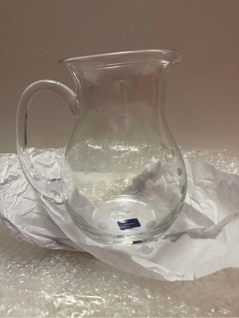 Cheers by Mikasa Belly Pitcher 3 1/4 qt/3 liters
